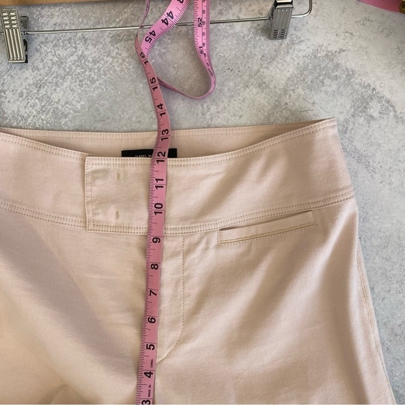 Isabel Marant || Ovida Side Slit Pants Cropped Trousers Cream Blush 40 - Picture 10 of 12